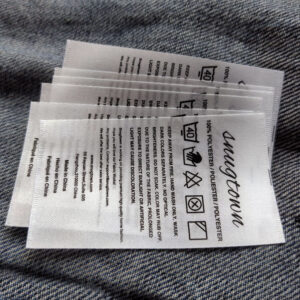 Satin wash labels (8)